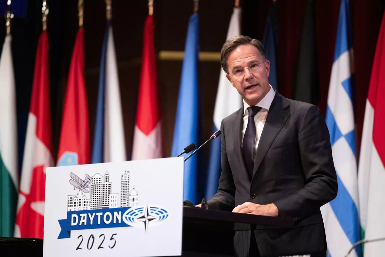 NATO Secretary General Mark Rutte addresses the NATO Parliamentary Assembly (NPA) 