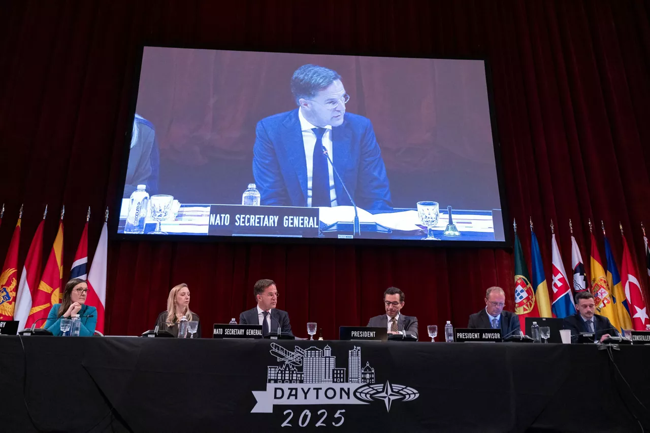 NATO Secretary General Mark Rutte addresses the NATO Parliamentary Assembly (NPA) 