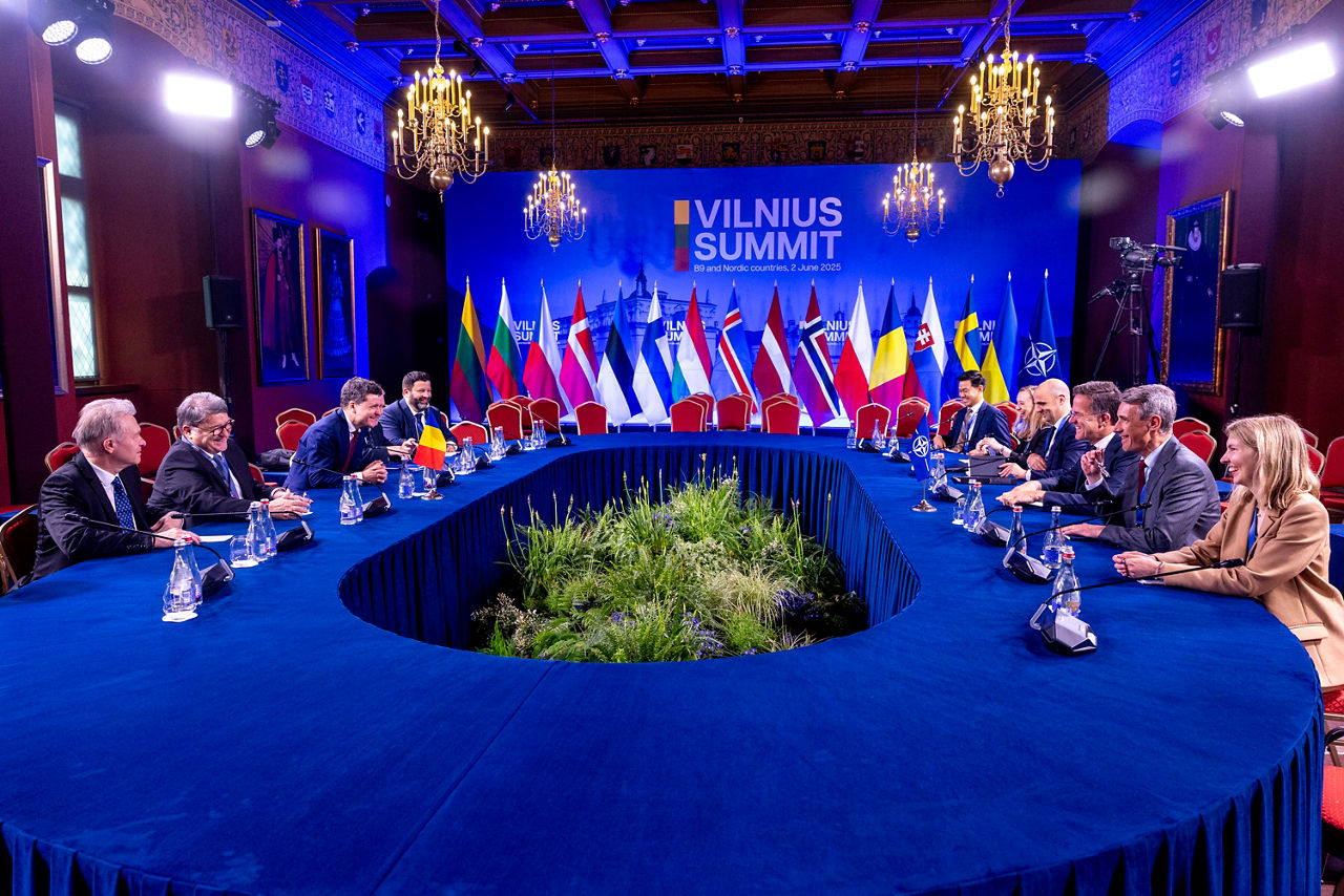 NATO Secretary General Mark Rutte meets with the President of Romania, Nicușor Dan