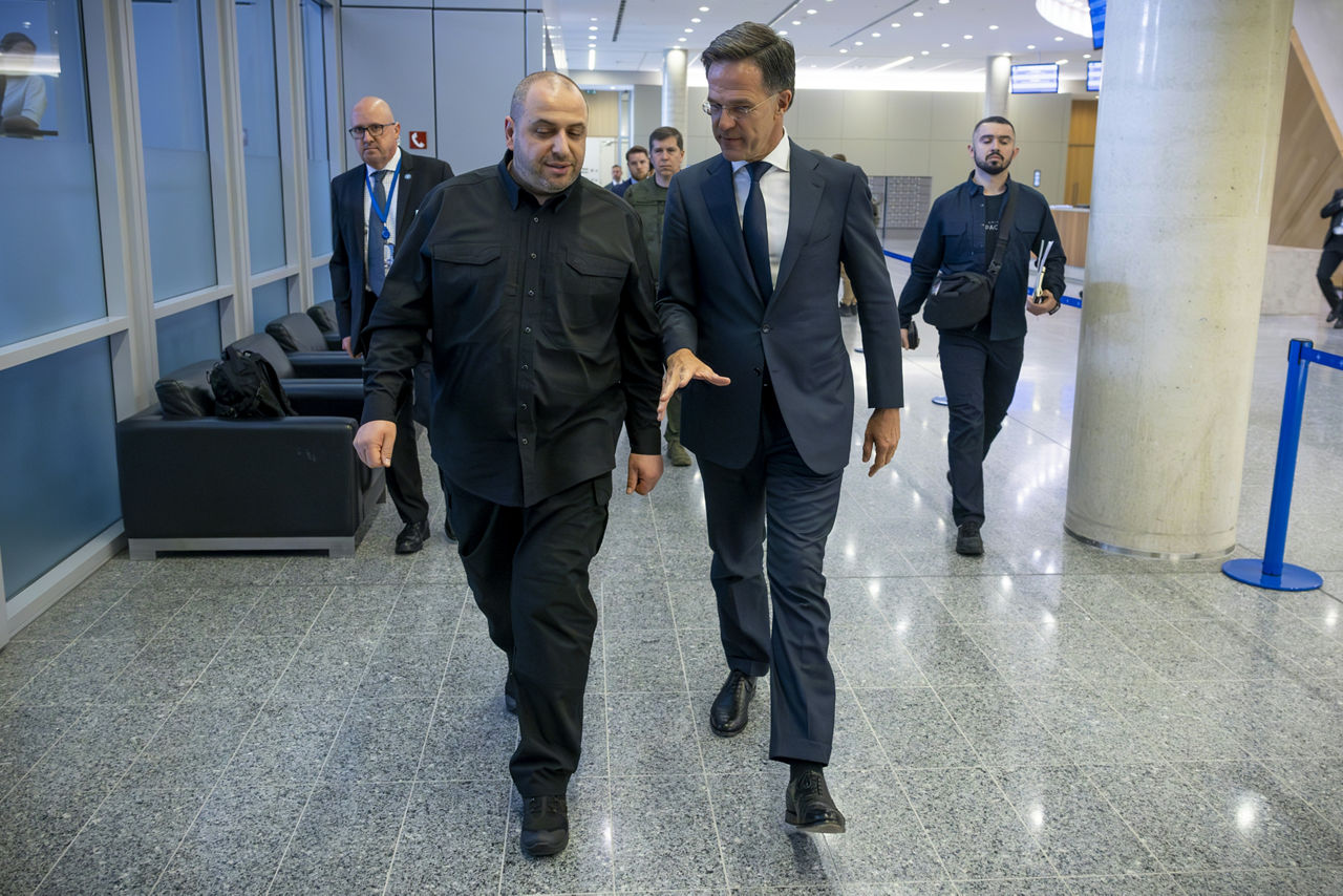 NATO Secretary General Mark Rutte and Rustem Umerov (Minister of Defence, Ukraine)