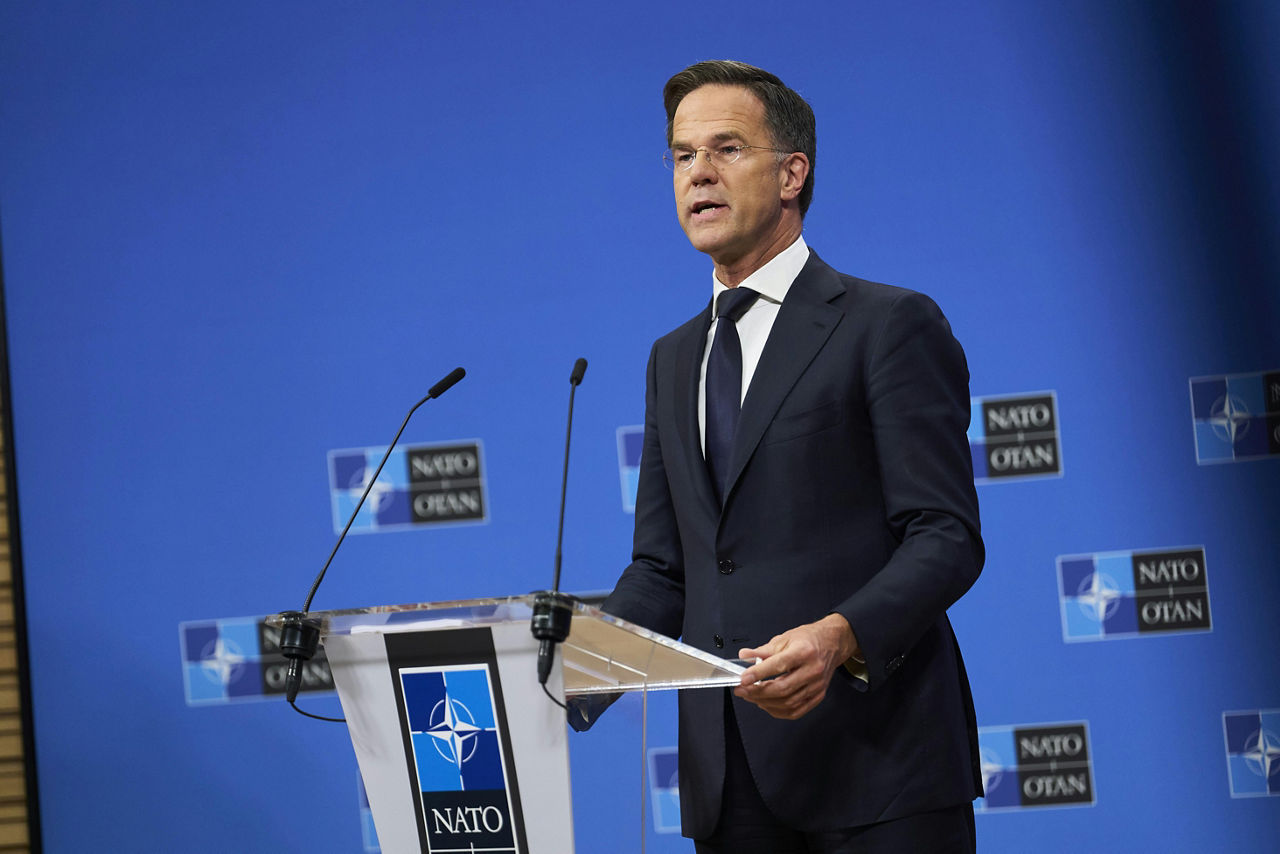 Press conference by NATO Secretary General Mark Rutte ahead of the meetings of NATO Defence Ministers in Brussels