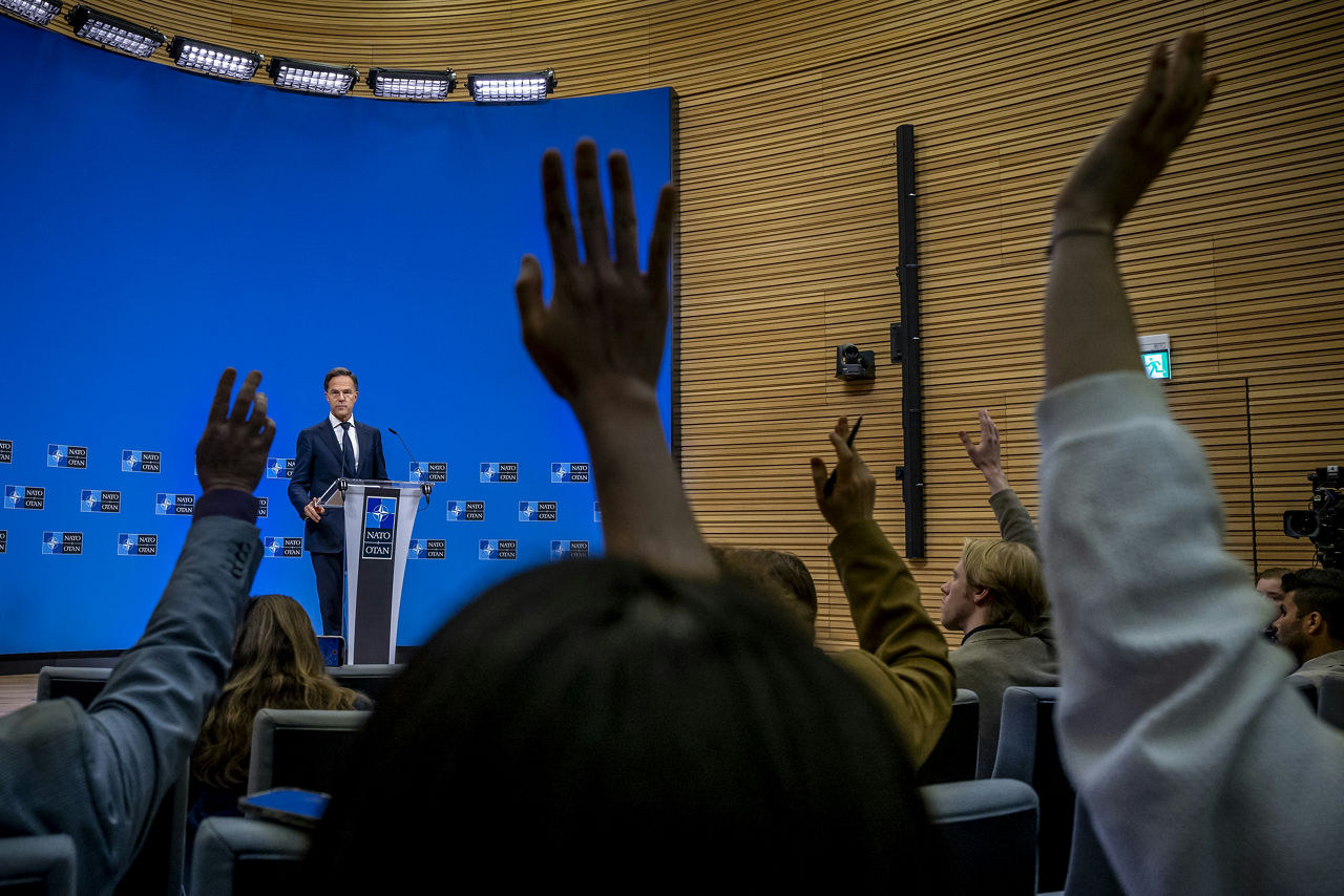 Press conference by NATO Secretary General Mark Rutte ahead of the meetings of NATO Defence Ministers in Brussels