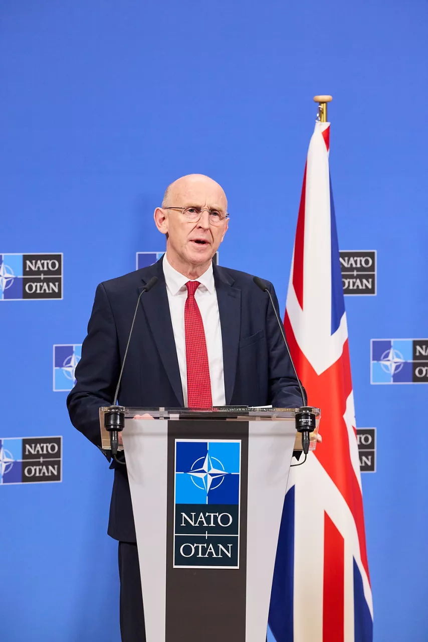 Joint press conference by Boris Pistorius, Minister of Defence of Germany, John Healey, Secretary of Defence of the United Kingdom and Rustem Umerov, Minister of Defence of Ukraine