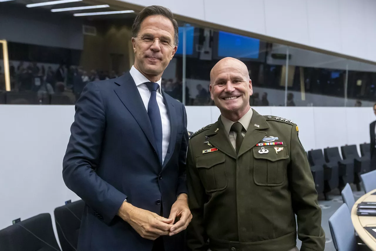 NATO Secretary General Mark Rutte and General Christopher G. Cavoli (Supreme Allied Commander Europe)
