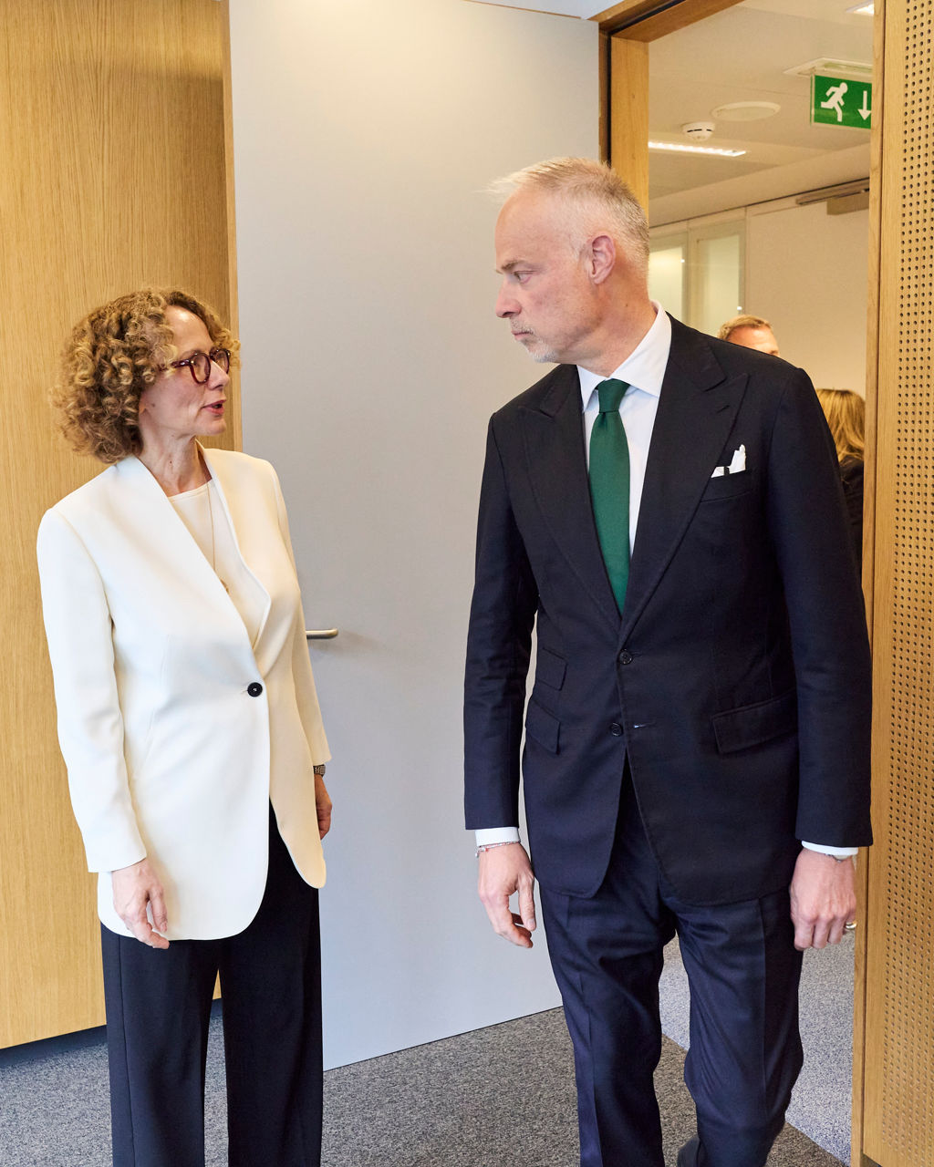 NATO Deputy Secretary General Radmila Shekerinska and Kristóf Szalay-Bobrovniczky (Minister of Defence, Hungary)