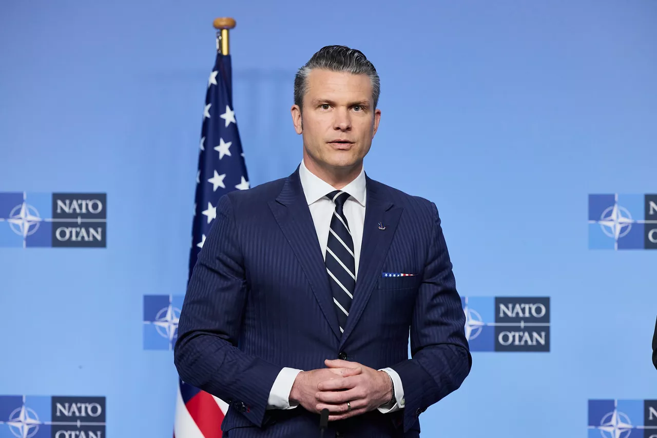 NATO Secretary General Mark Rutte and Pete Hegseth (US Secretary of Defense)