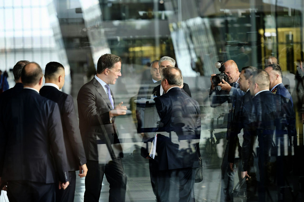 Doorstep statement by NATO Secretary General Mark Rutte at the start of the meetings of NATO Defence Ministers in Brussels