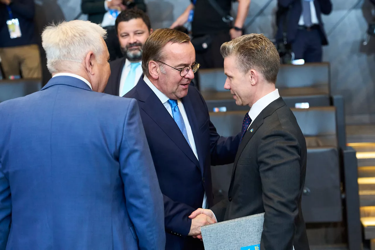 Boris Pistorius (Minister of Defence, Germany) and Antti Häkkänen (Minister of Defence, Finland)