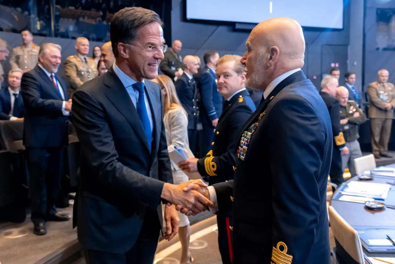 NATO Secretary General Mark Rutte and Chair of the Military Committee Admiral Giuseppe Cavo Dragone