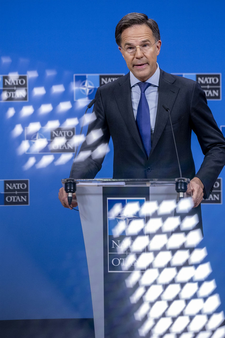 Press conference by NATO Secretary General Mark Rutte following the meetings of NATO Defence Ministers in Brussels