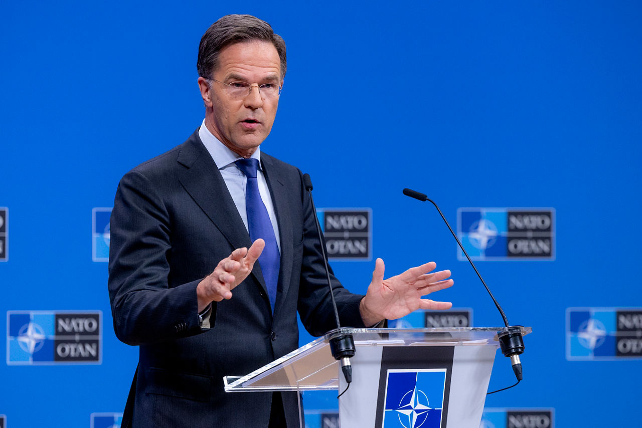 Press conference by NATO Secretary General Mark Rutte following the meetings of NATO Defence Ministers in Brussels
