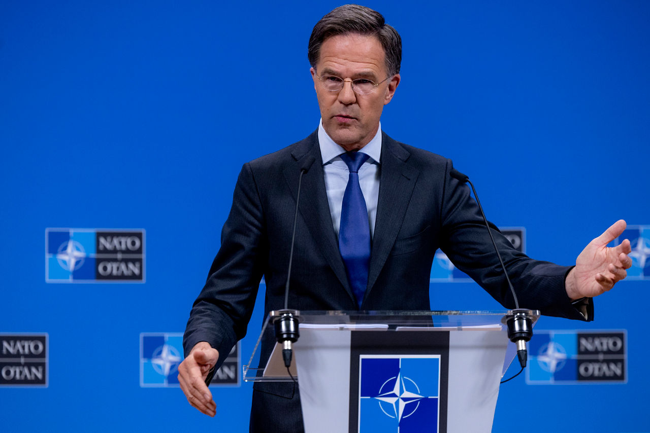 Press conference by NATO Secretary General Mark Rutte following the meetings of NATO Defence Ministers in Brussels