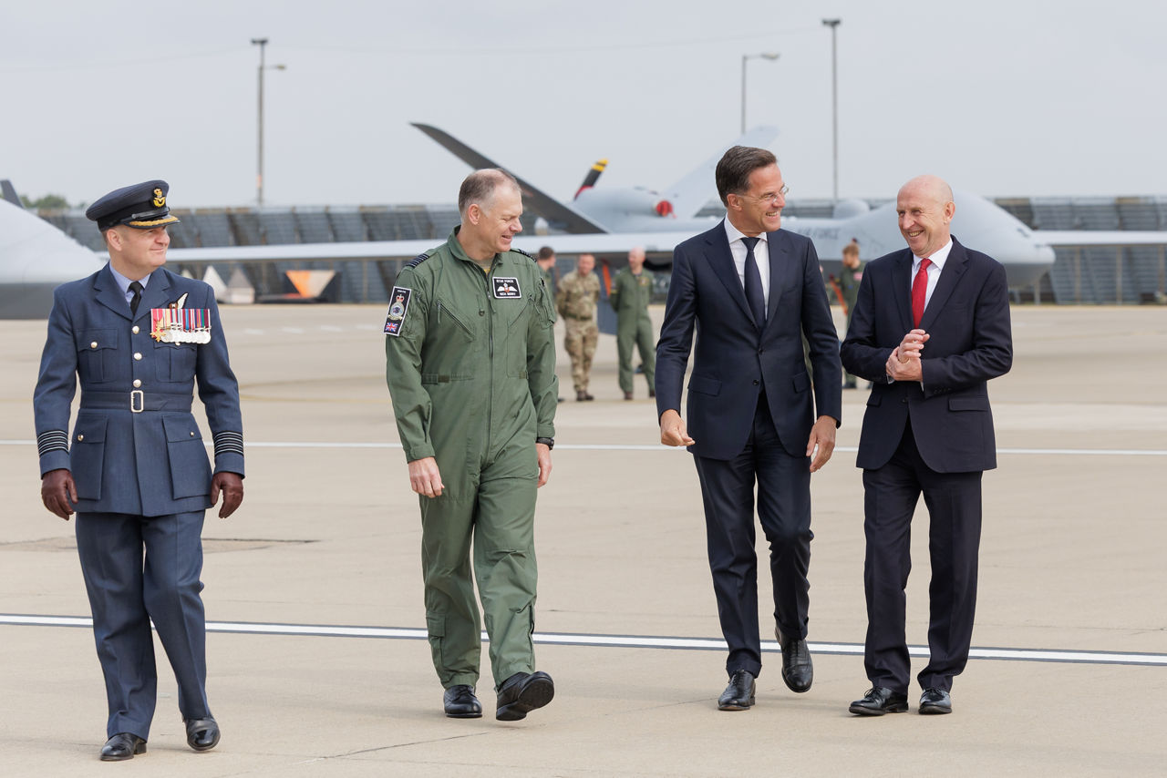 NATO Secretary General Mark Rutte and UK Secretary of State for Defence,  John Healey