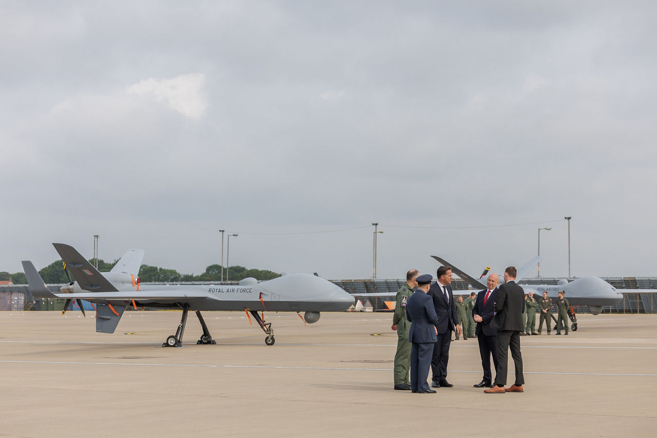 NATO Secretary General Mark Rutte and UK Secretary of State for Defence,  John Healey
