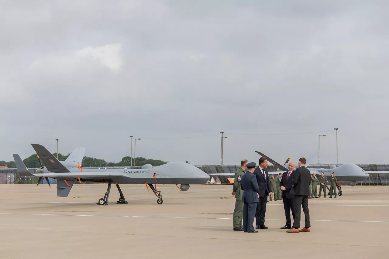 NATO Secretary General Mark Rutte and UK Secretary of State for Defence,  John Healey