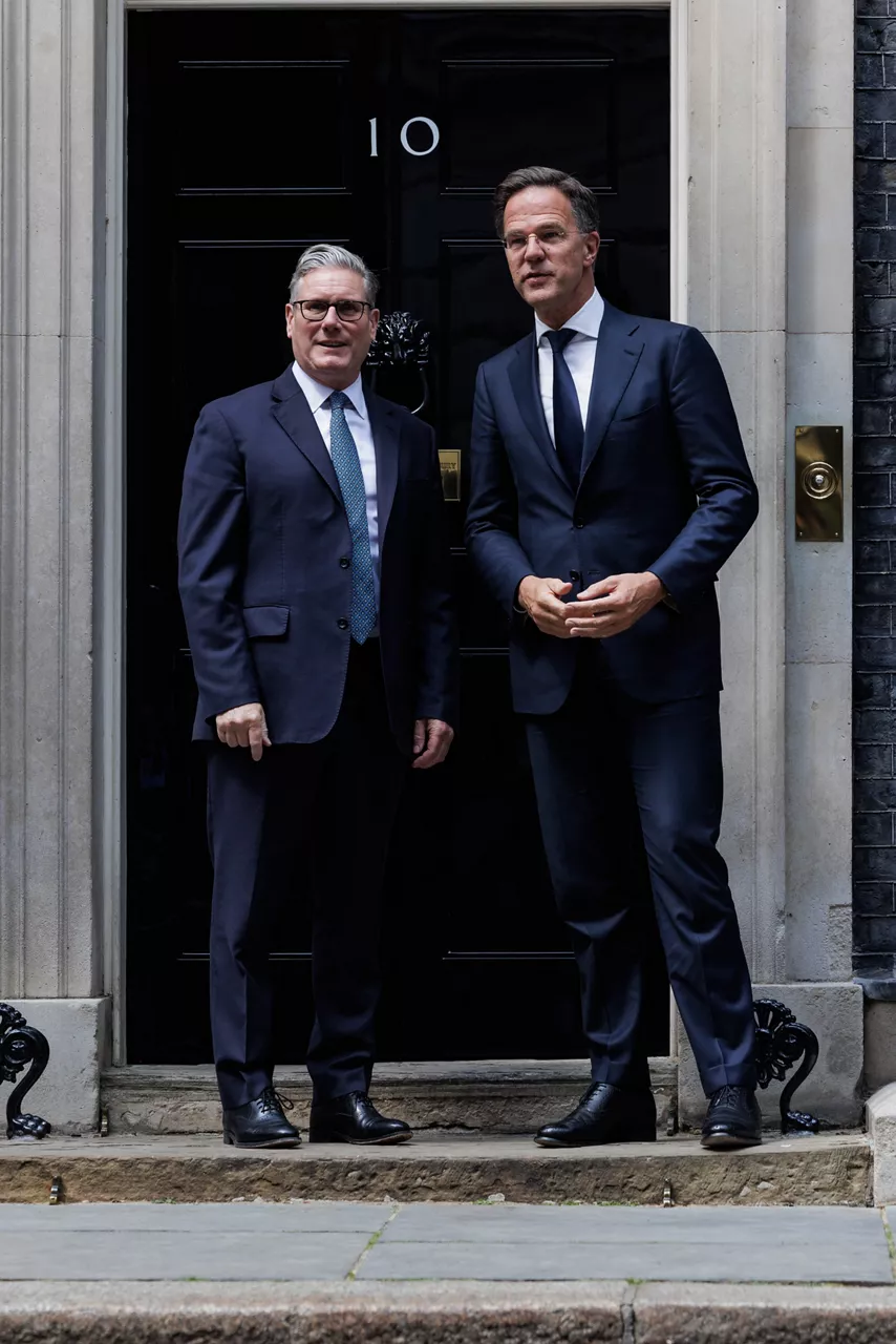 NATO Secretary General Mark Rutte and UK Prime Minister Keir Starmer