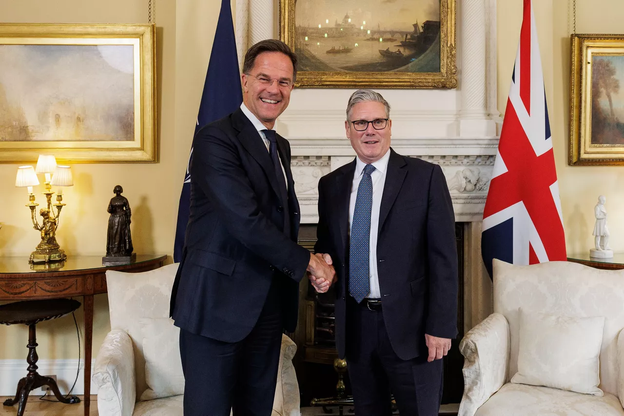 NATO Secretary General Mark Rutte and UK Prime Minister Keir Starmer