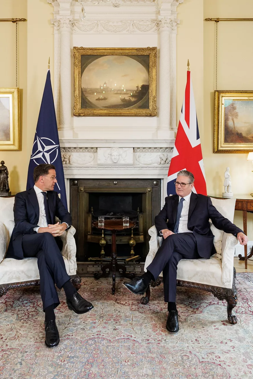 NATO Secretary General Mark Rutte and UK Prime Minister Keir Starmer