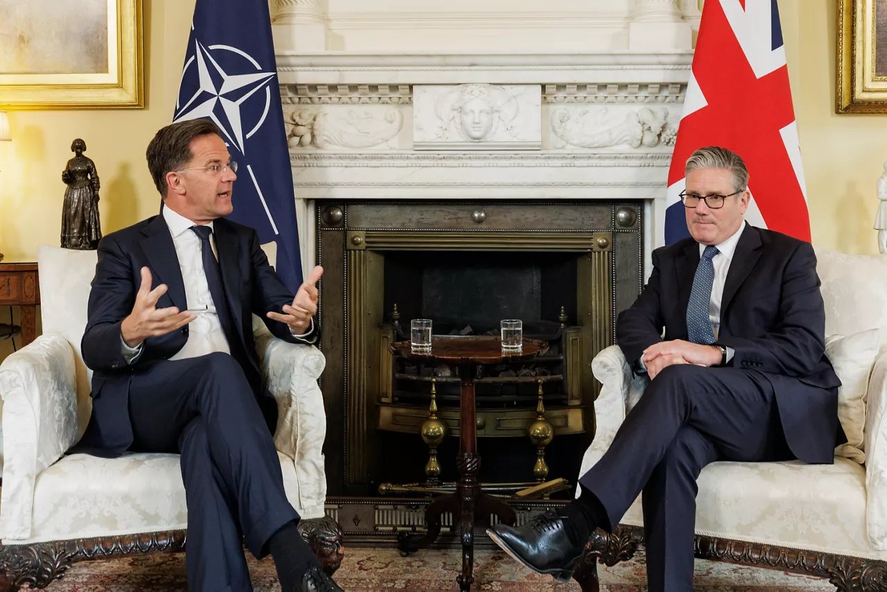 NATO Secretary General Mark Rutte and UK Prime Minister Keir Starmer