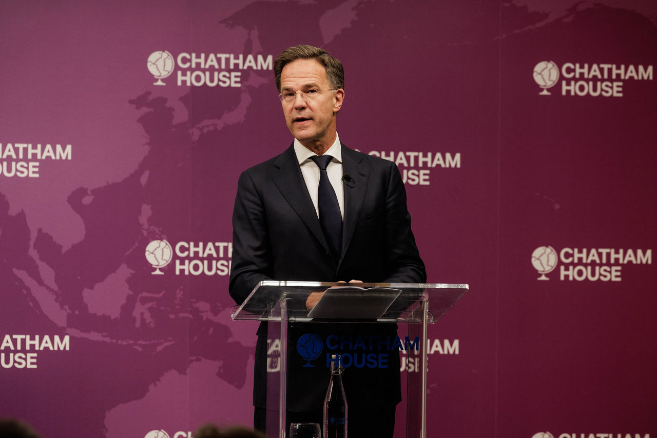 NATO Secretary General Mark Rutte during his pre-summit speech at Chatham House