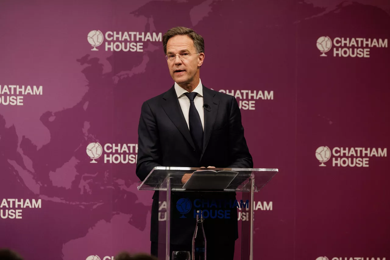 NATO Secretary General Mark Rutte during his pre-summit speech at Chatham House
