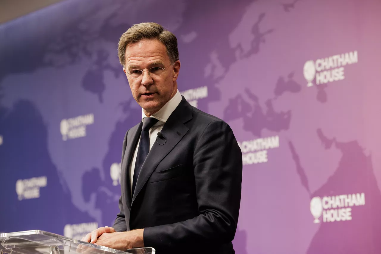 NATO Secretary General Mark Rutte during his pre-summit speech at Chatham House