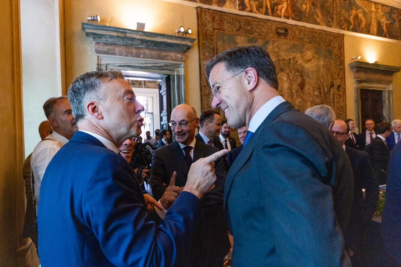 Right: NATO Secretary General Mark Rutte 