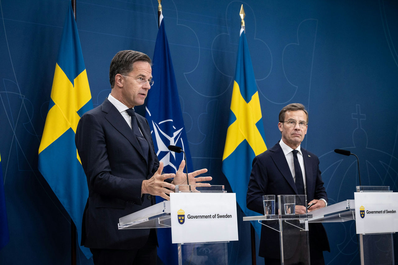 Press conference by the NATO Secretary General Mark Rutte and Ulf Kristersson, Prime Minister of Sweden