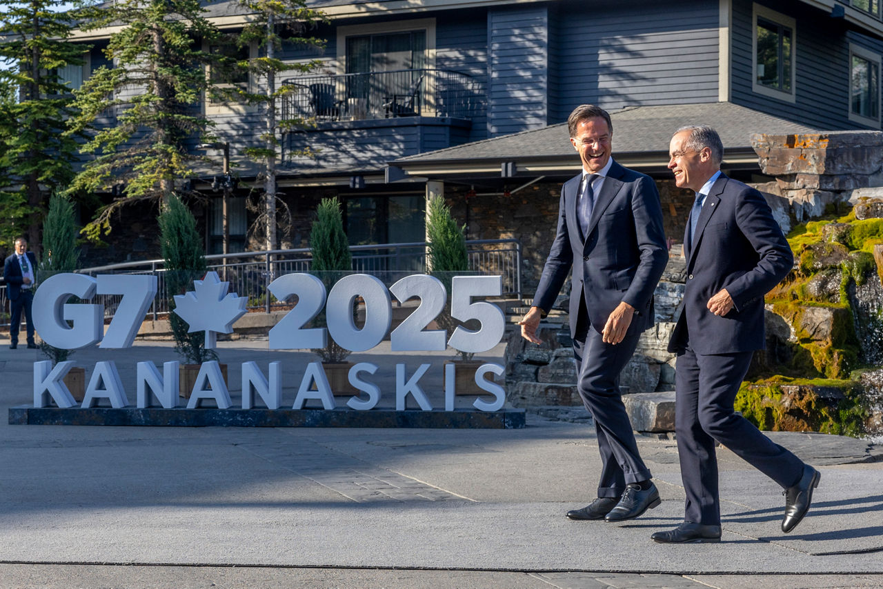 NATO Secretary General Mark Rutte meets with Mark Carney, Prime Minister of Canada.