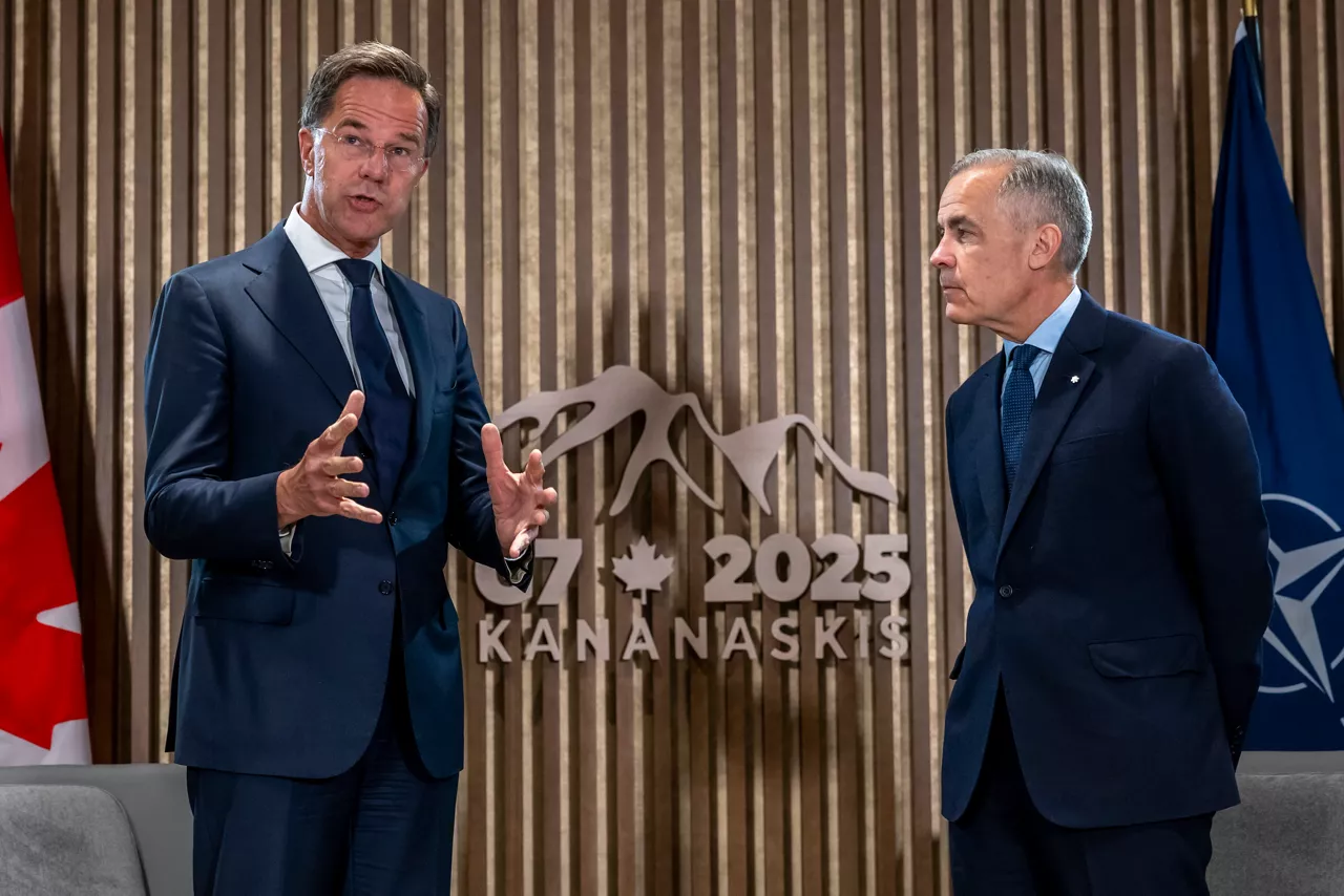 NATO Secretary General Mark Rutte meets with Mark Carney, Prime Minister of Canada.