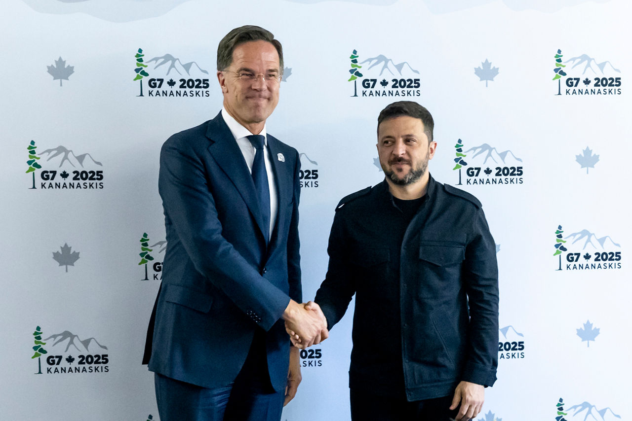 NATO Secretary General Mark Rutte meets with Volodymyr Zelenskyy (President of Ukraine)