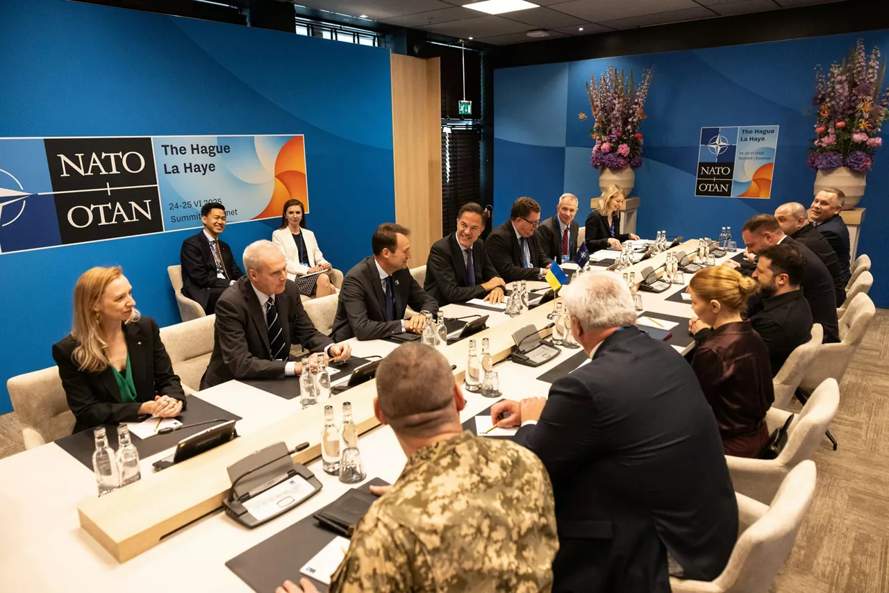 NATO Secretary General Mark Rutte meets with Volodymyr Zelenskyy (President, Ukraine)