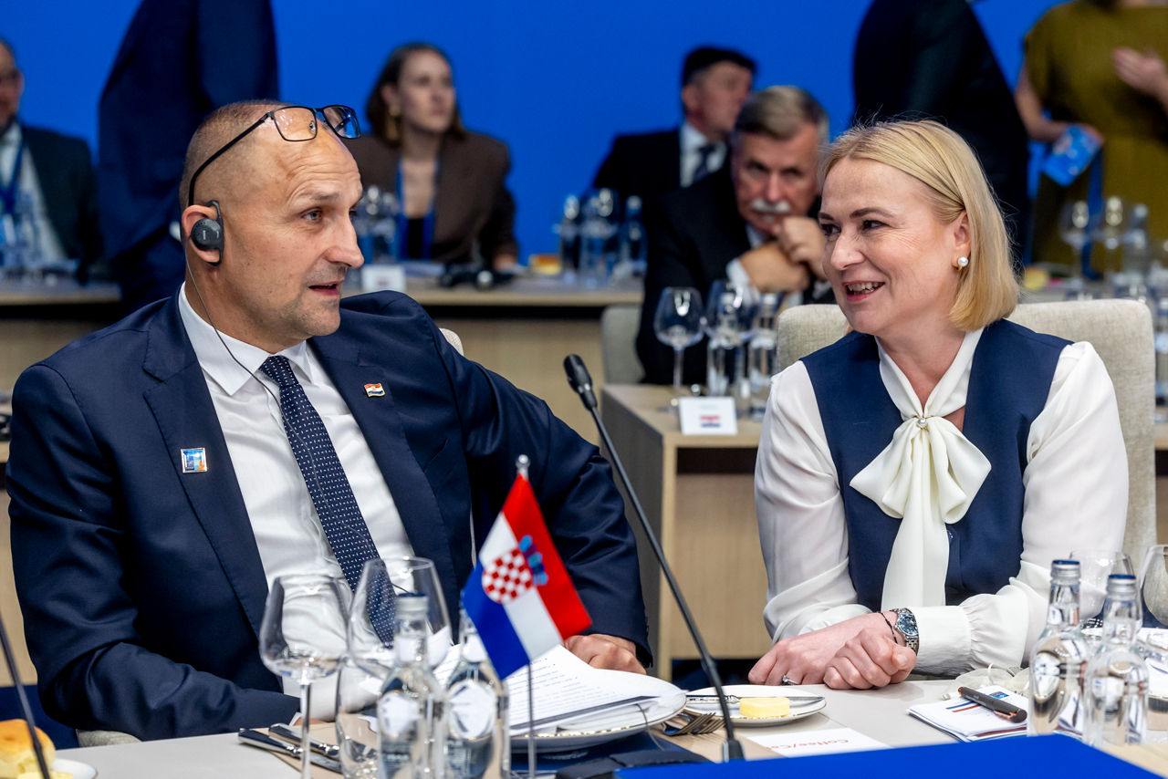 Ivan Anušić (Minister of Defence, Croatia) and Jana Černochová (Minister of Defence, Czechia)