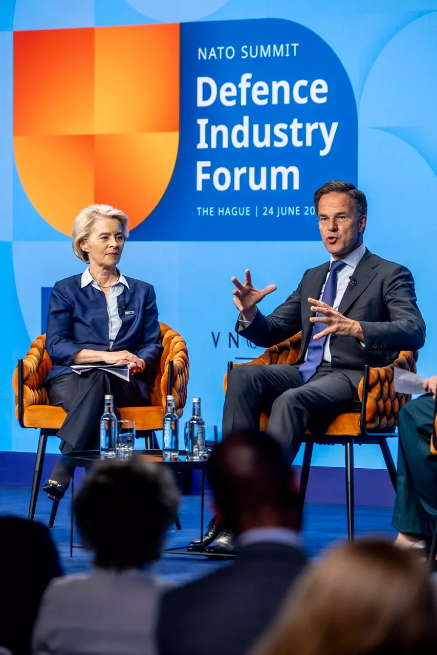 Plenary session with NATO Secretary General Mark Rutte and Ursula Von Der Leyen (President of the European Commission)