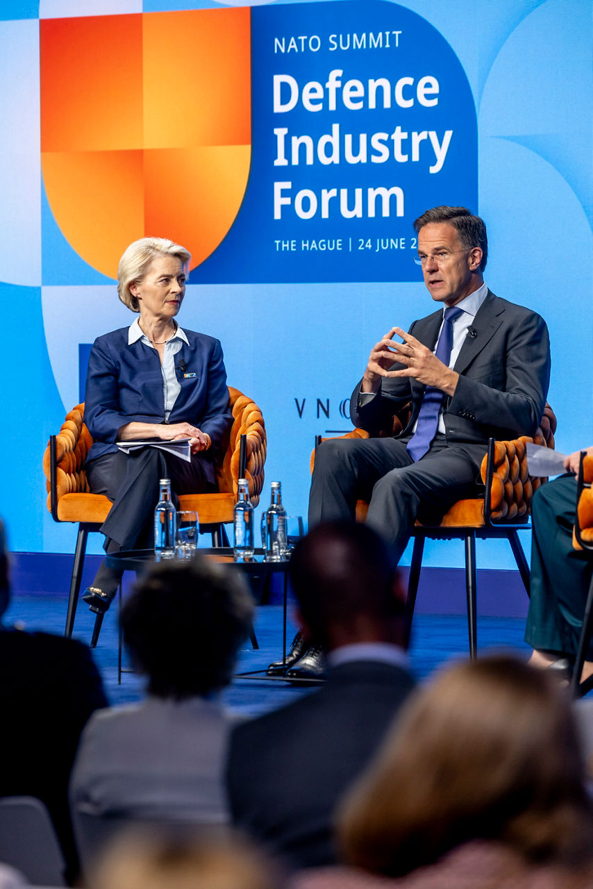 Plenary session with NATO Secretary General Mark Rutte and Ursula Von Der Leyen (President of the European Commission)