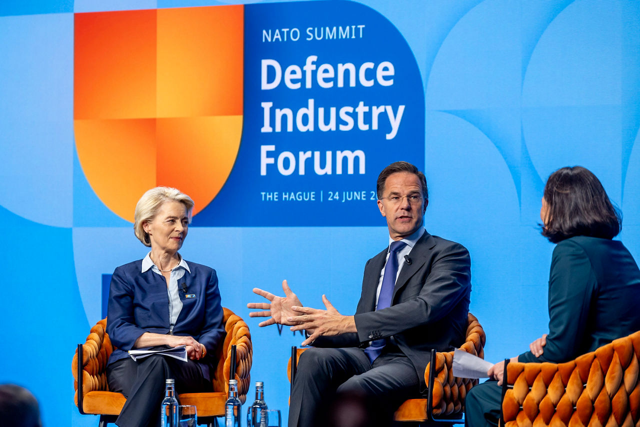 Plenary session with NATO Secretary General Mark Rutte and Ursula Von Der Leyen (President of the European Commission)