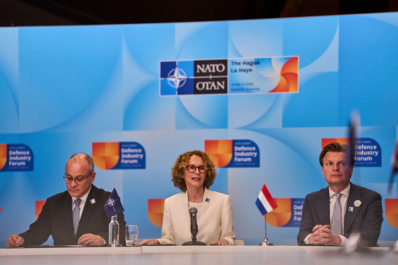 Allies sign a number of new multinational projects and expanding existing ones.  Belgium, Canada, Denmark, Germany, Greece, Italy, the Netherlands, Norway, Poland, Sweden, Türkiye and the United Kingdom committed to the joint acquisition, storage, transportation and management of stockpiles of defence critical raw materials, including through recycling existing products.

