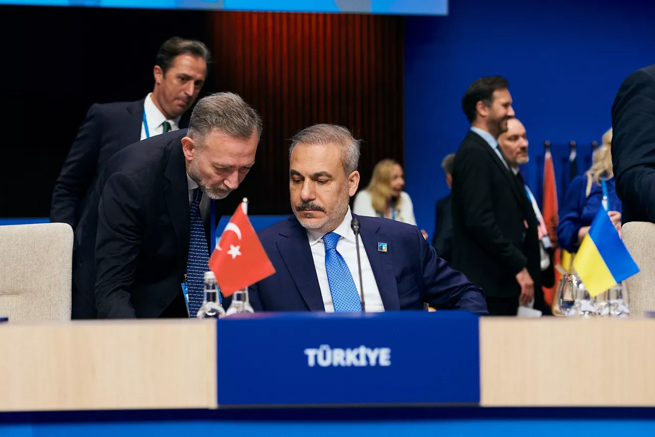 Zeki Levent Gümrükçü( Permanent Representative, Türkiye) and Hakan Fidan (Minister of Foreign Affairs, Türkiye)