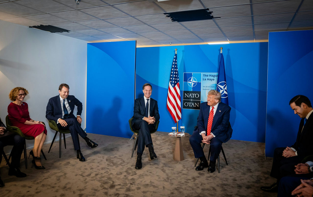 NATO Secretary General Mark Rutte and Donald Trump (President, United States)
Photo: Martijn Beekman