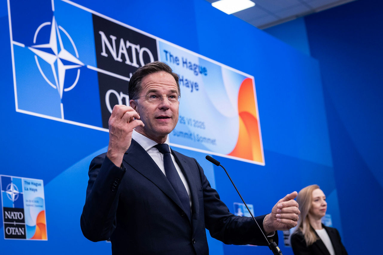 Family photo of NATO Heads of State and Government at their summit in The Hague, June 2025