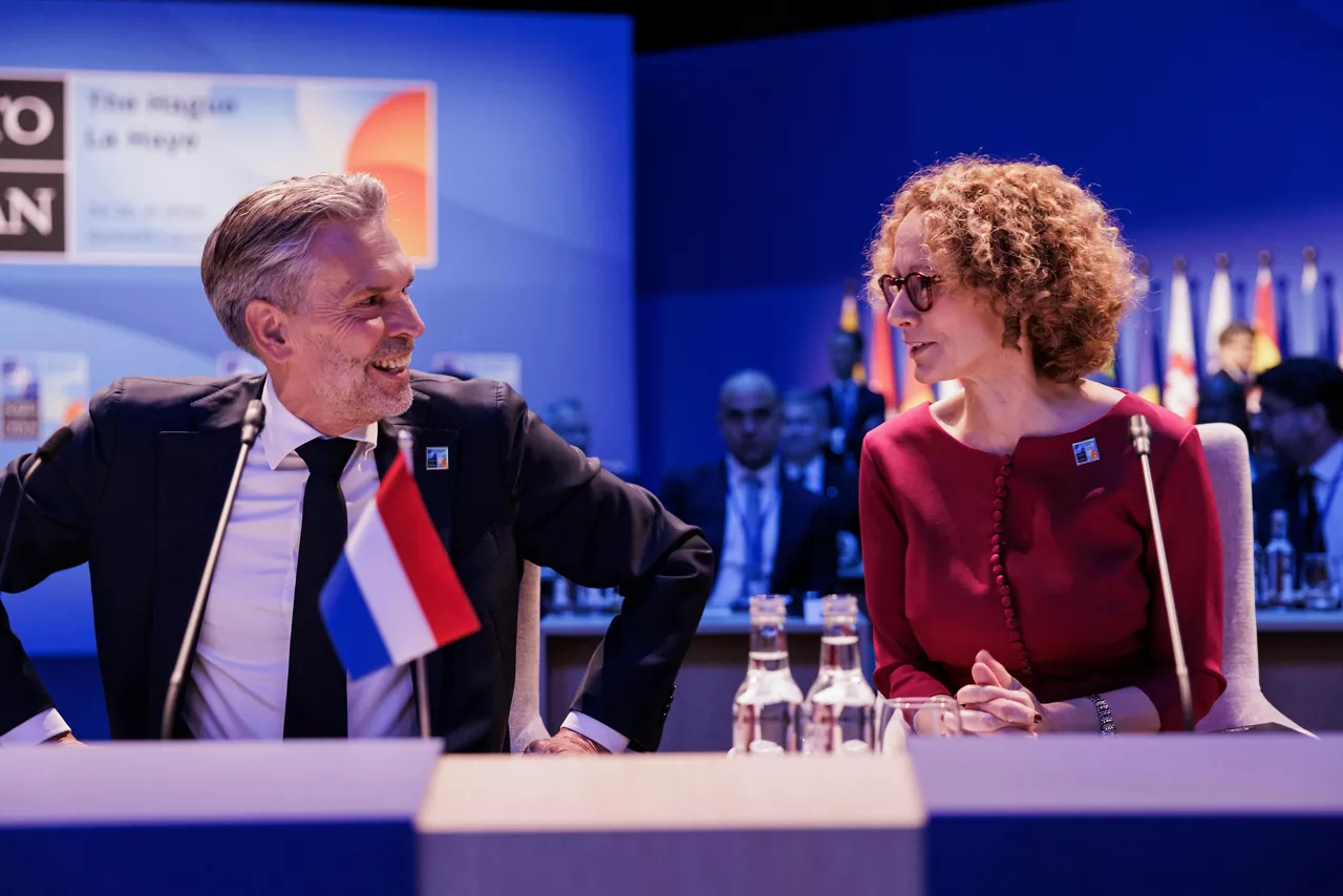 Dick Schoof (Prime Minister, the Netherlands), NATO Deputy Secretary General Radmila Shekerinska