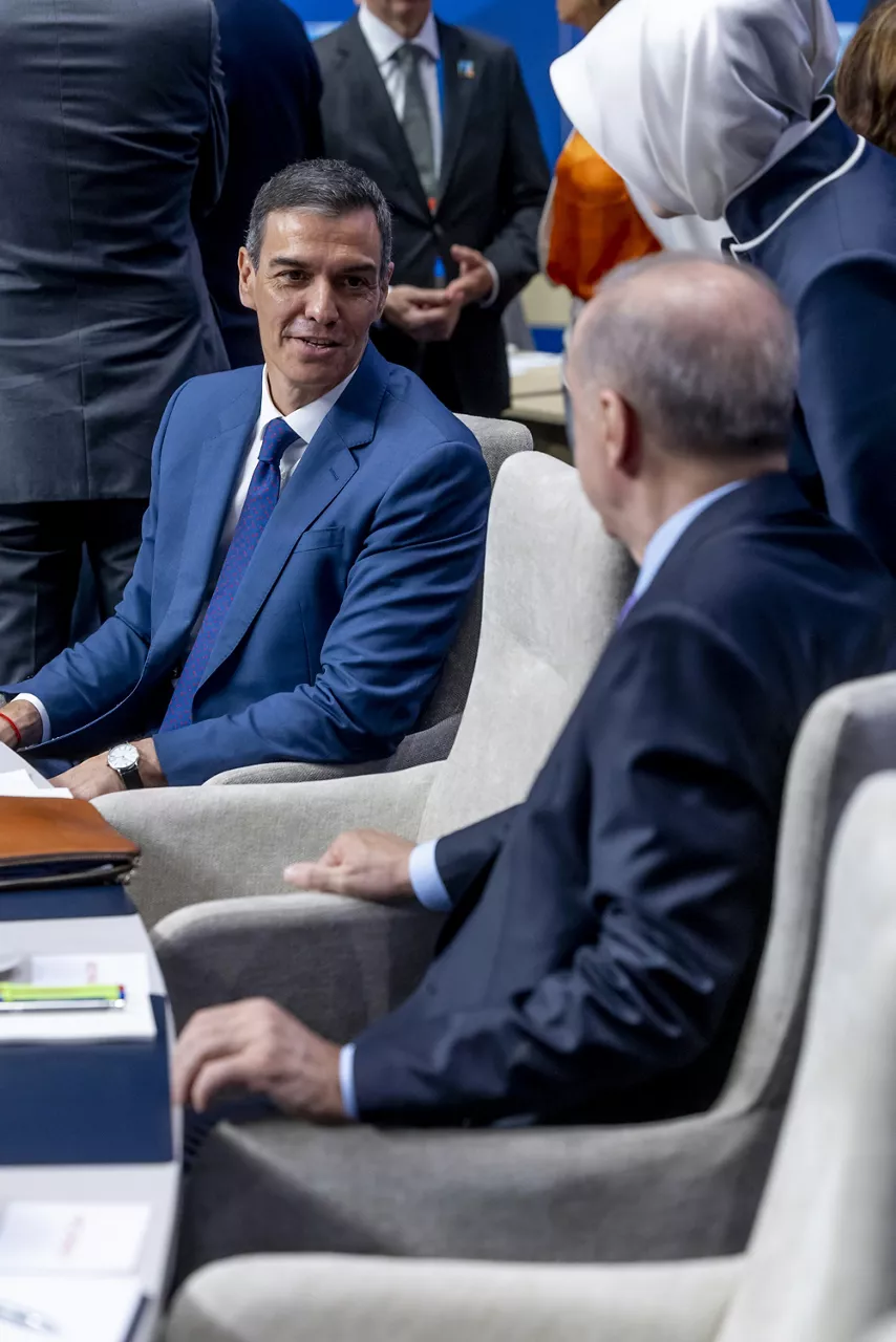 Pedro Sánchez (Prime Minister, Spain) and Recep Tayyip Erdoğan (President, Türkiye)