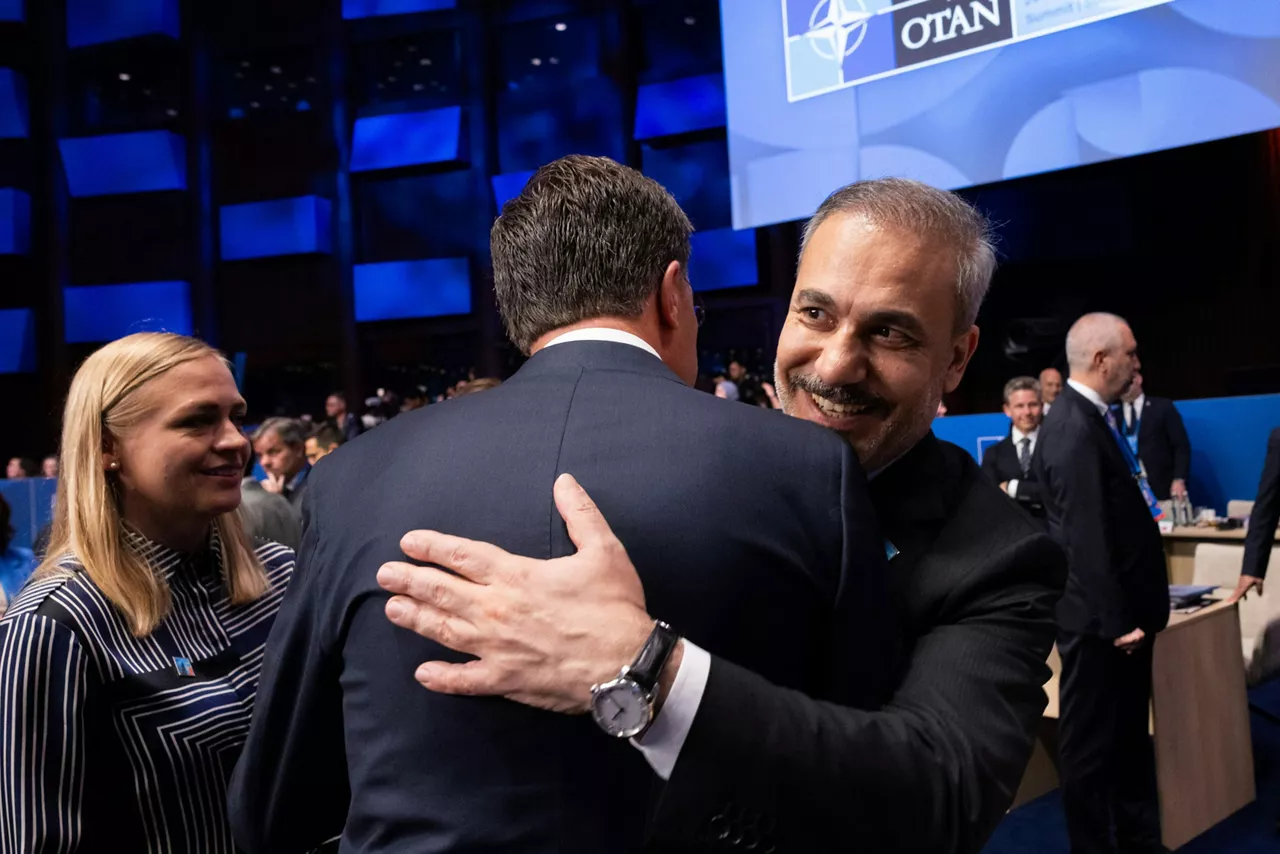 NATO Secretary General Mark Rutte and Hakan Fidan (Minister of Foreign Affairs, Türkiye)