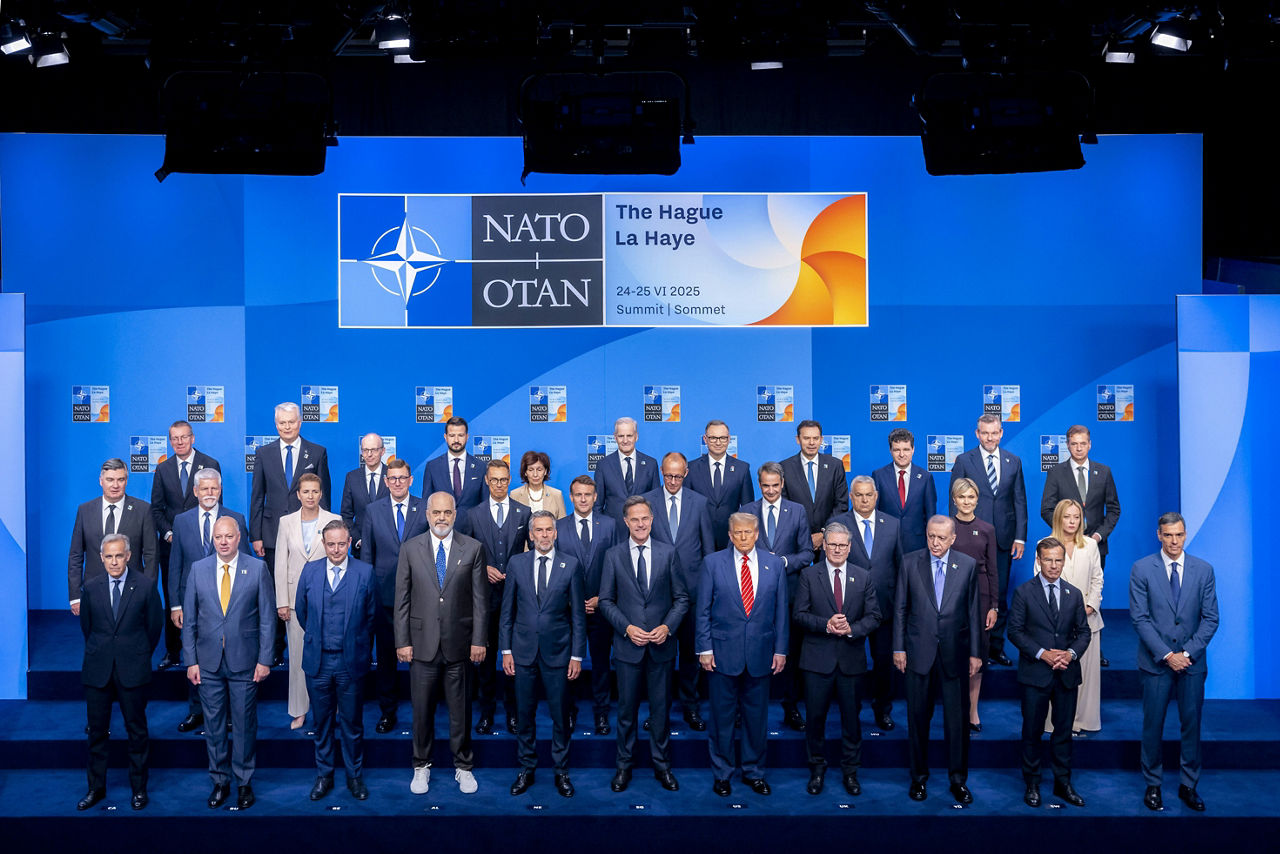 Welcome Ceremony and Official Photo - 2025 NATO Summit in The Hague