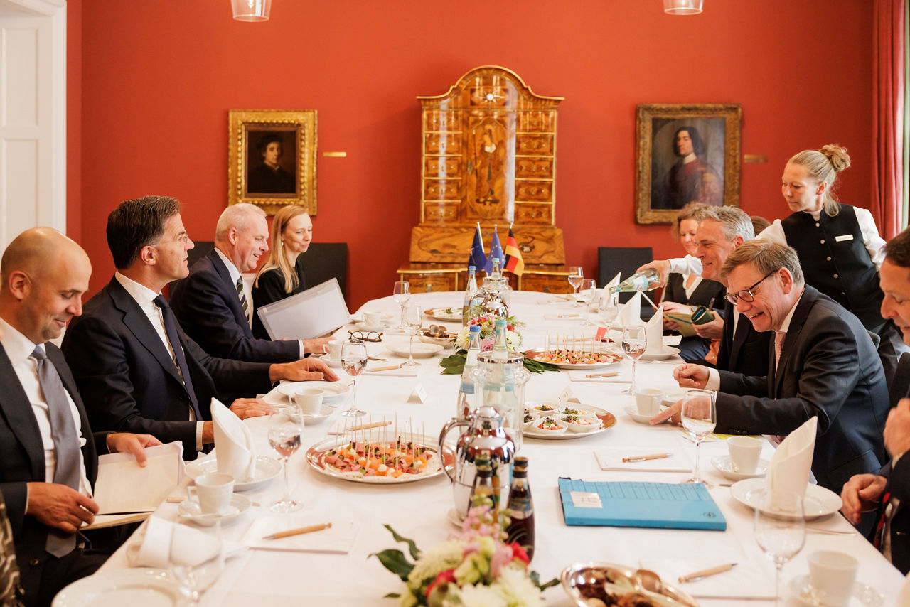 NATO Secretary General Mark Rutte meets with Johann Wadephul, Minister of Foreign Affairs of Germany