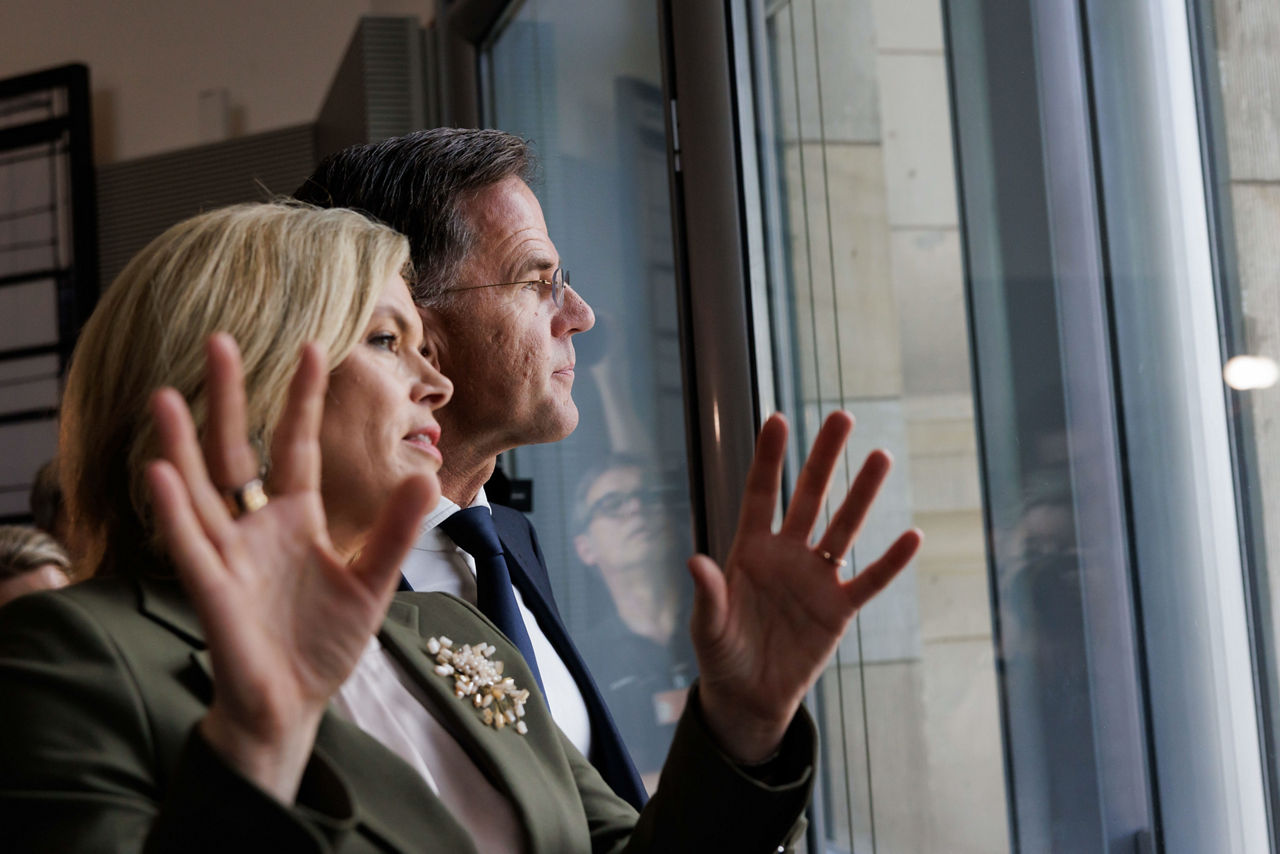 NATO Secretary General Mark Rutte meets with Julia Klöckner, President of the Bundestag