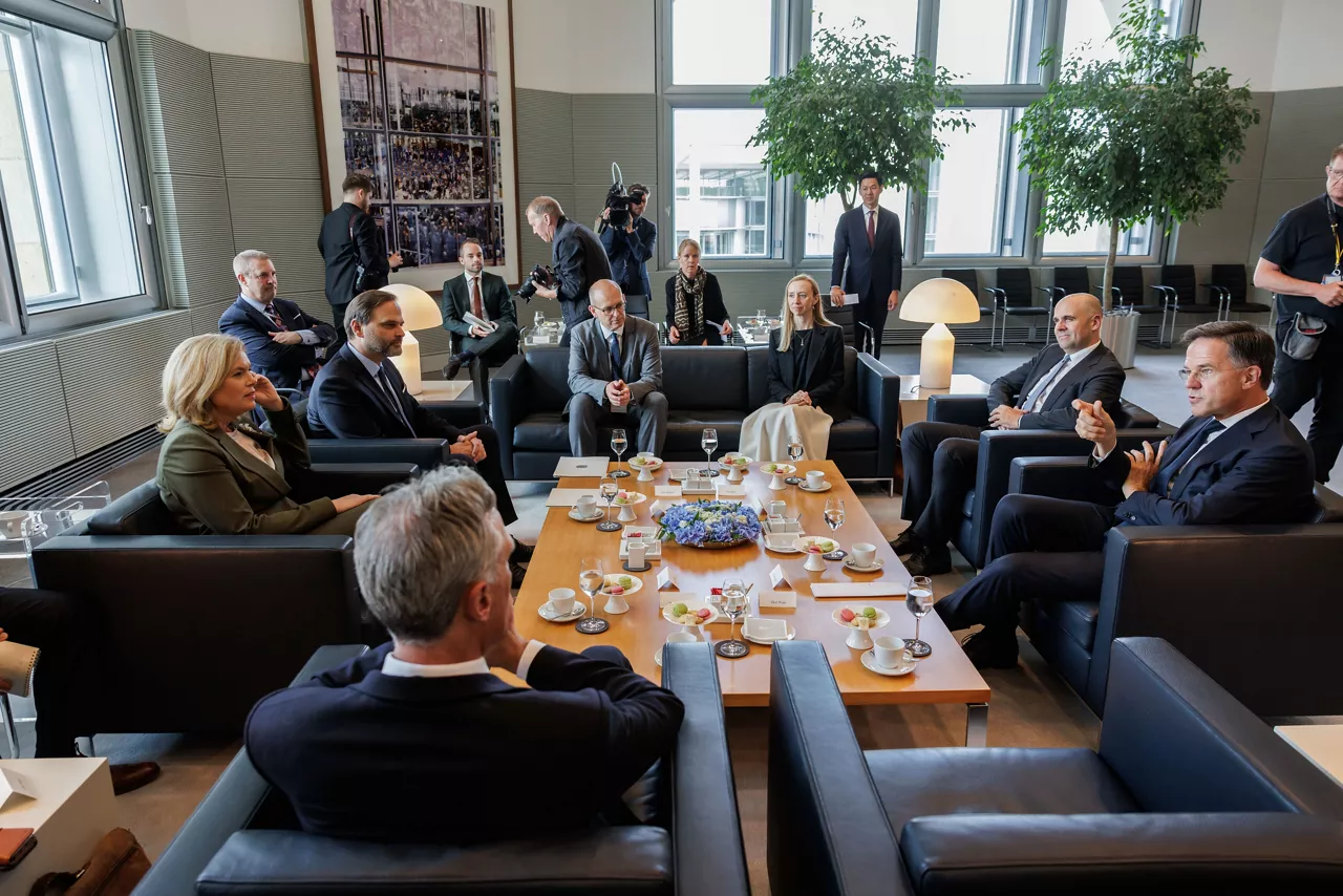 NATO Secretary General Mark Rutte meets with Julia Klöckner, President of the Bundestag