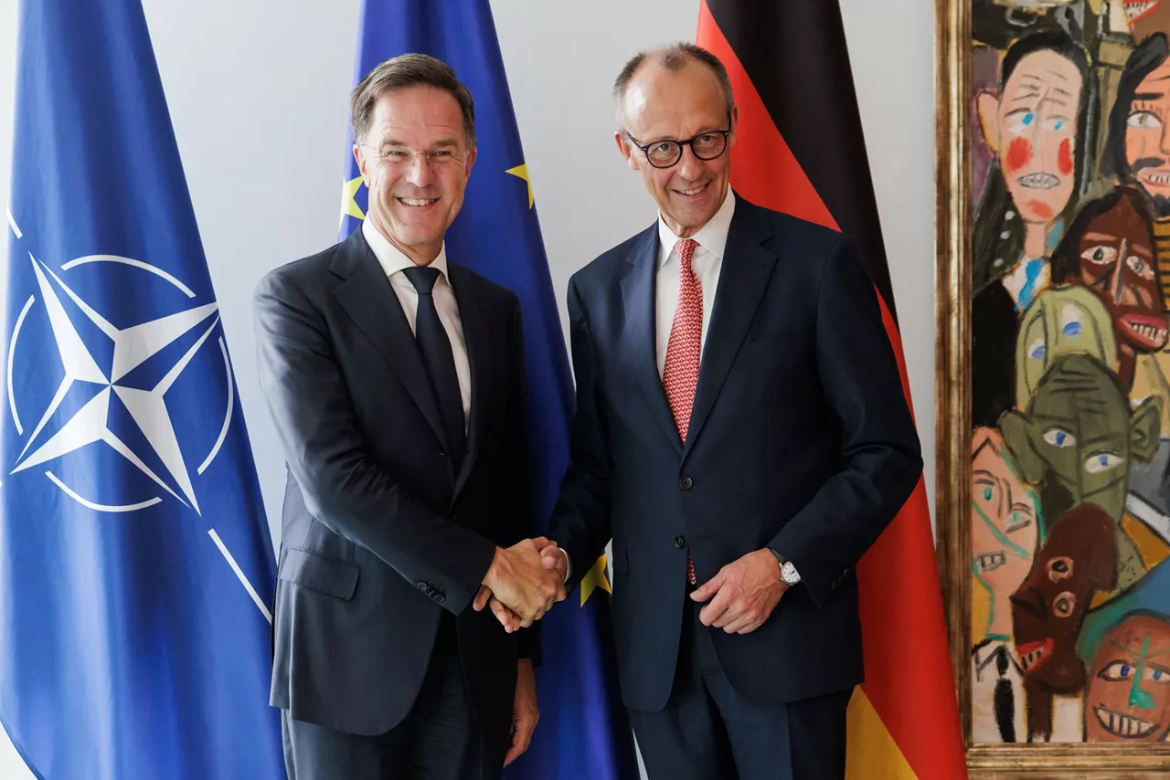NATO Secretary General Mark Rutte meets with Friedrich Merz, Chancellor of Germany