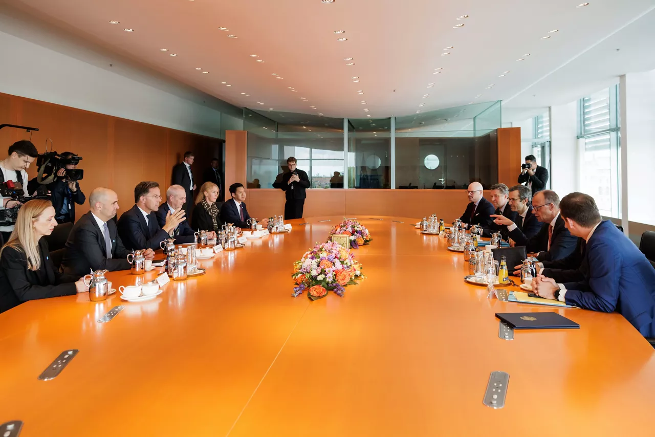 NATO Secretary General Mark Rutte meets with Friedrich Merz, Chancellor of Germany