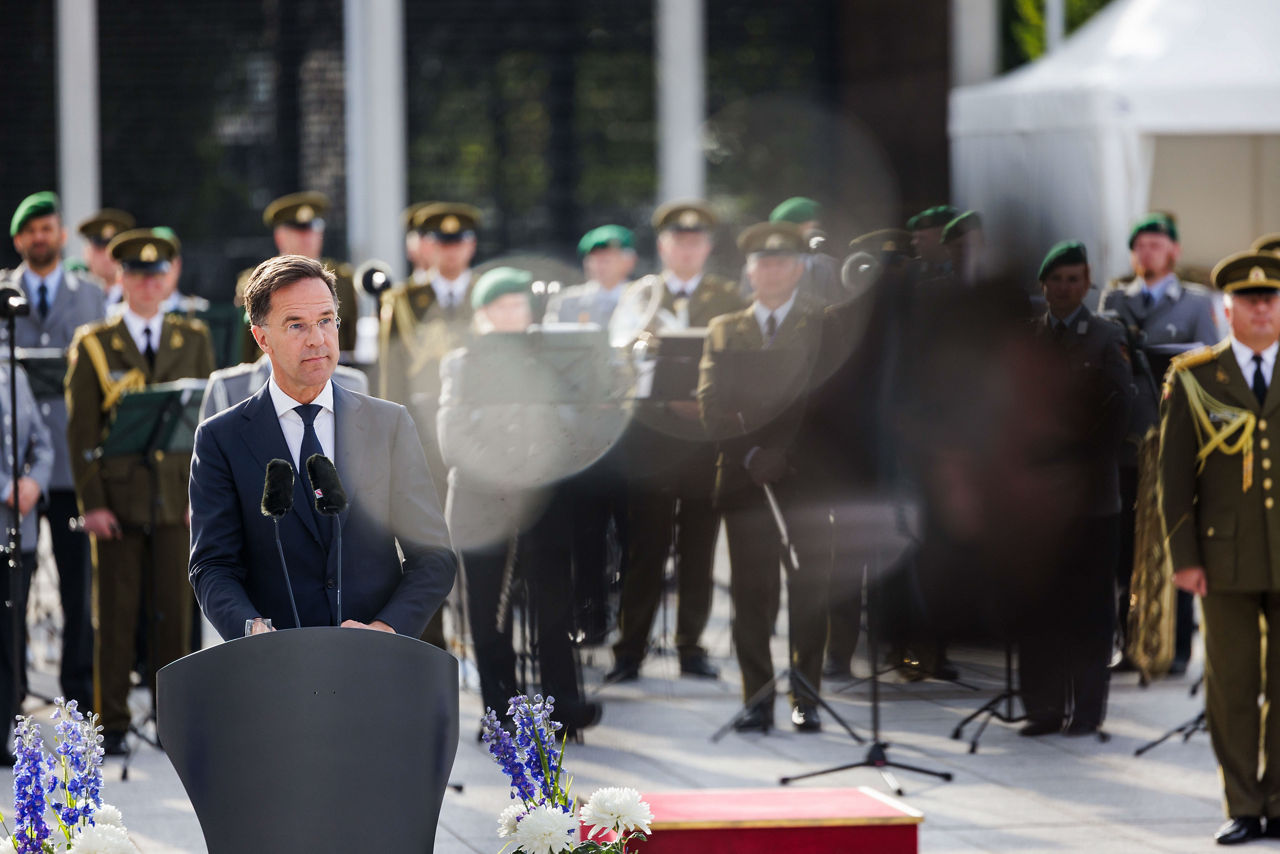 Ceremony of the 70th anniversary of the accession of the Federal Republic of Germany to NATO - NATO Secretary General Mark Rutte